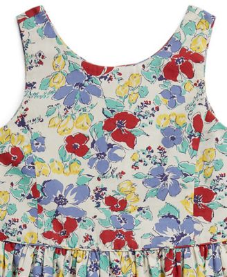 Girls' 2T-6X Floral Sleeveless Dress