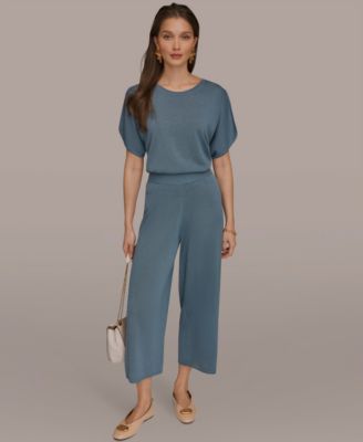 Women's Wide Leg Sequin Pull-On Pants