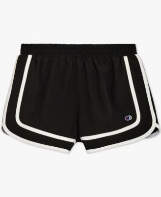Girls' 7-16 Two-Tone Varsity Pull-On Shorts