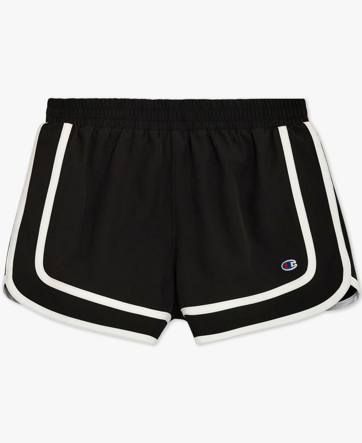 Champion Girls' 7-16 Two-Tone Varsity Pull-On Shorts