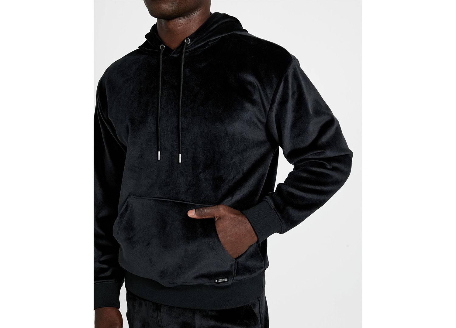 Men's Bonded Long-Sleeve Drawstring Hoodie