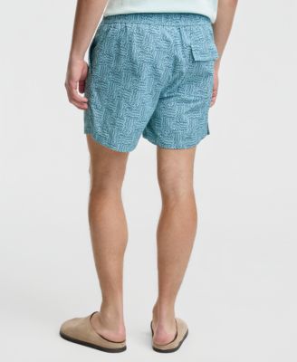Men's Zigzag Geo 5" Swim Trunks