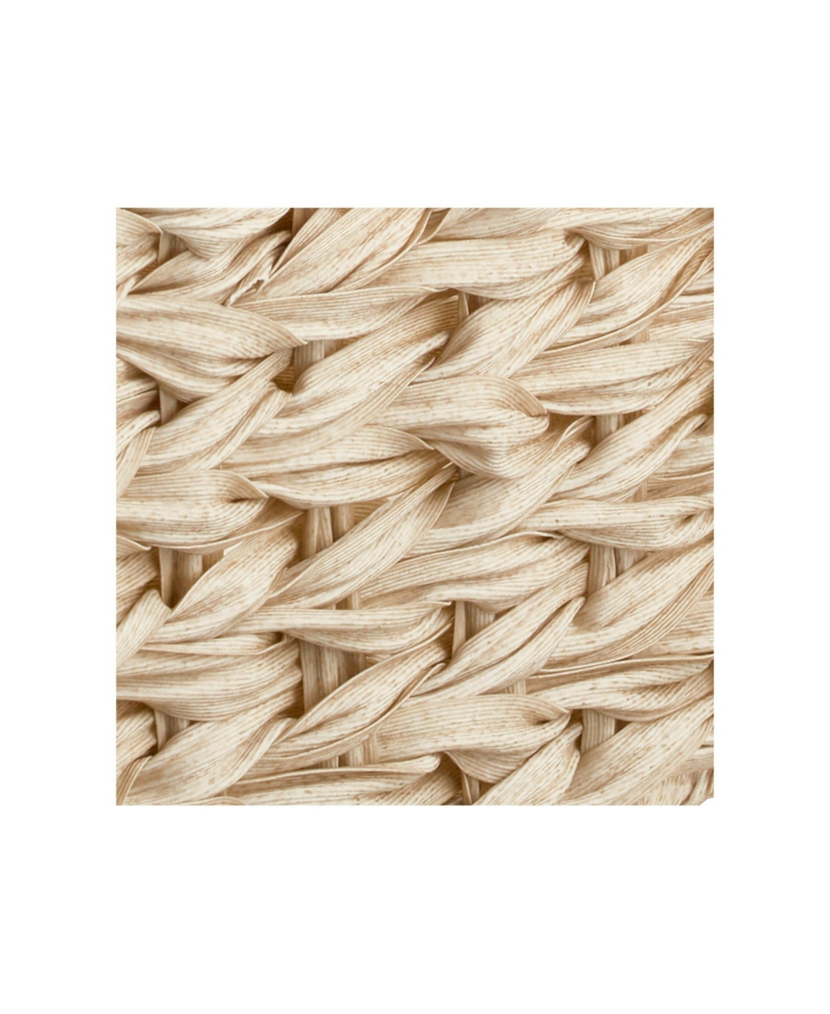 mDesign Woven Farmhouse Kitchen Pantry Storage Basket Box, Large - 6 Pack, Cream/Beige