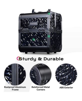 Makeup Train Case Kit with Cube Case Cosmetic Organizer 