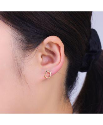 Crystal Winnie the Pooh Trio Earring Set