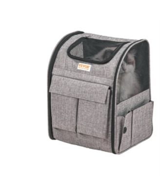 Cat Travel Carrier with Removable Wheels for Under 18LBS