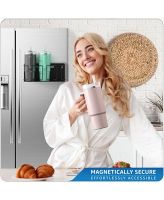 Tumbler & Travel Mug Storage Rack - Versatile Organizer for Fridge, Oven, and etc