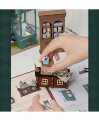 Alice's Tea Store DIY Miniature House Kit with Furniture, Gift Idea