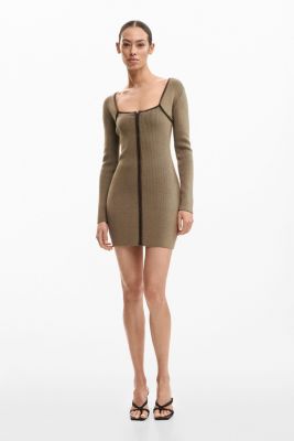 Women's Knit dress zipper