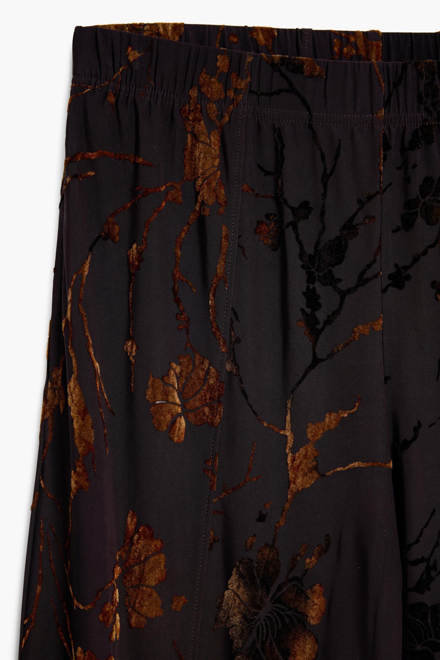 Women's Long flocked trousers