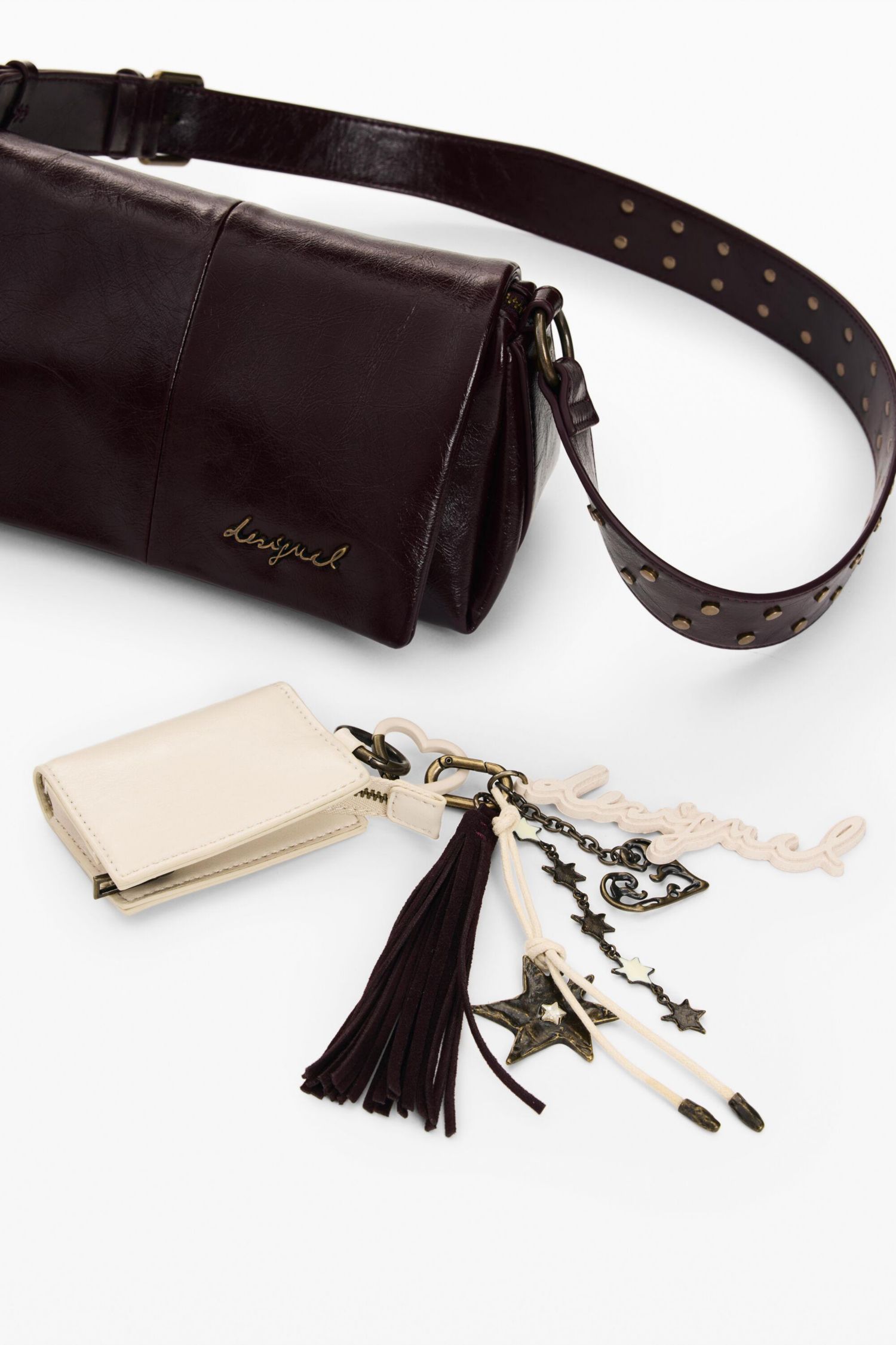 Women's Small shiny crossbody bag