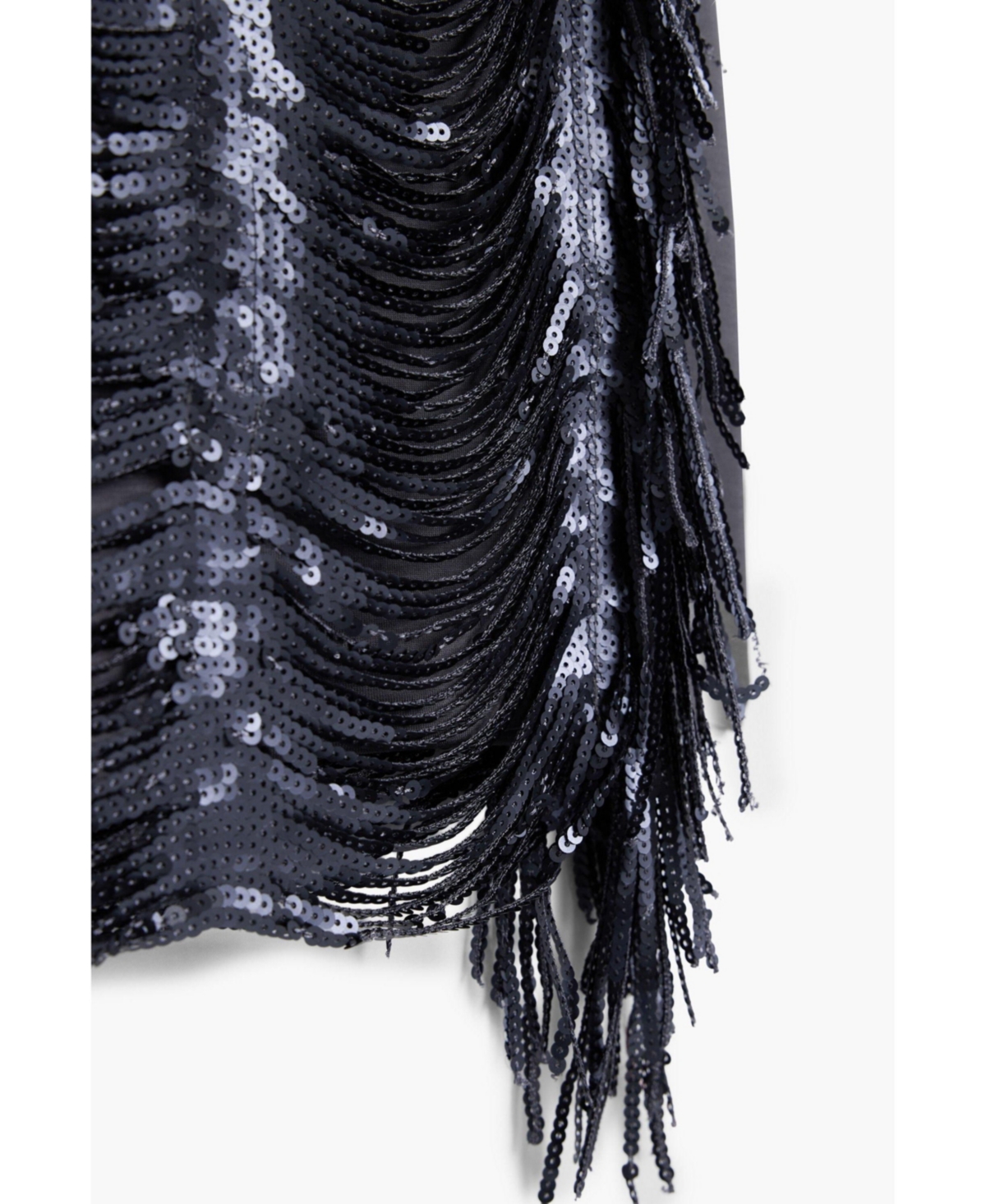 Desigual Women's Sequin fringe dress