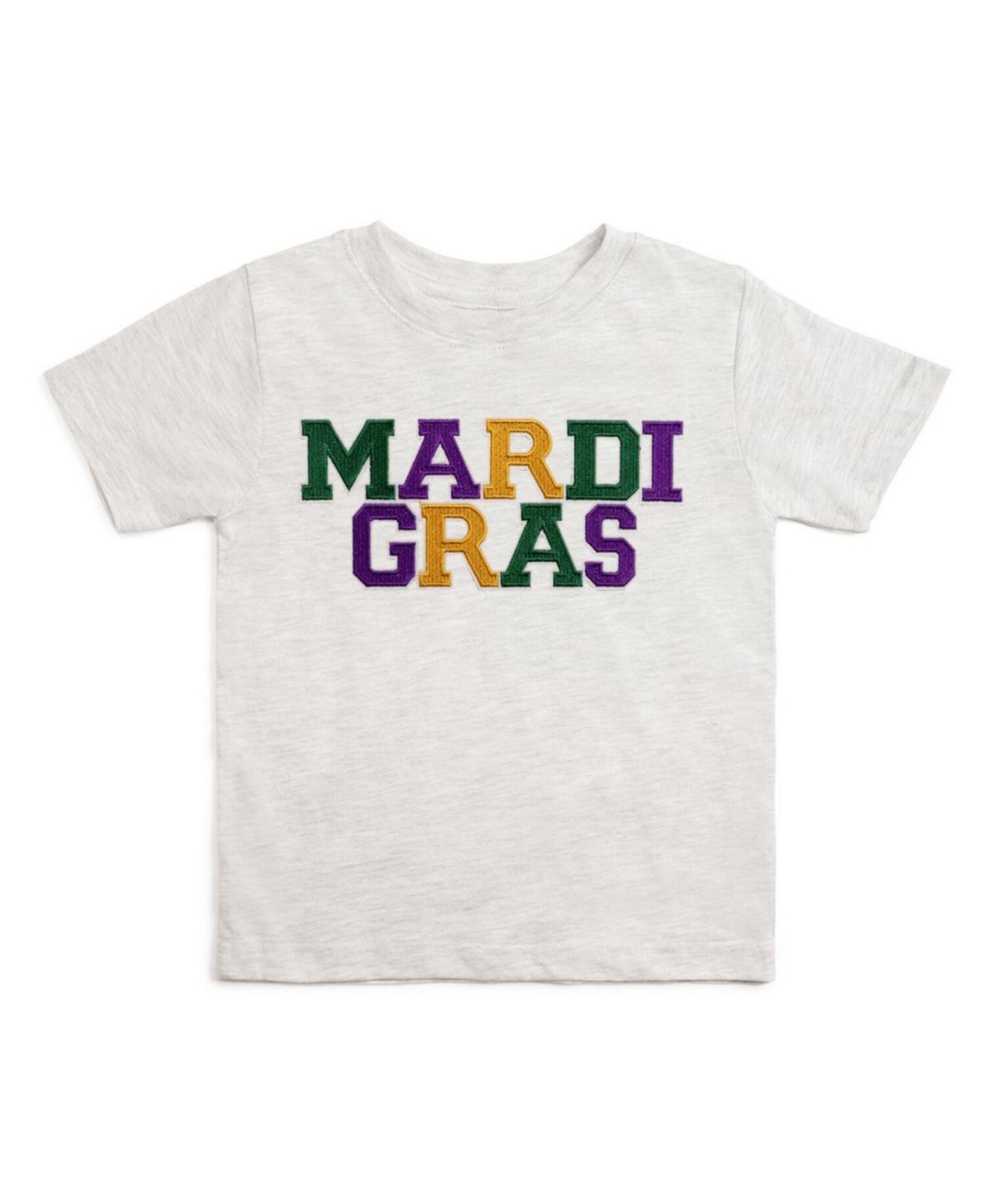 Sweet Wink Toddler Boys (2T-5T) Mardi Gras Patch Short Sleeve T-Shirt