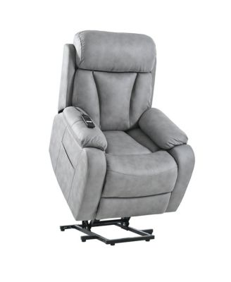 Power Lift Recliner Chair with Remote Control and Anti-Skid Cashmere Fabric