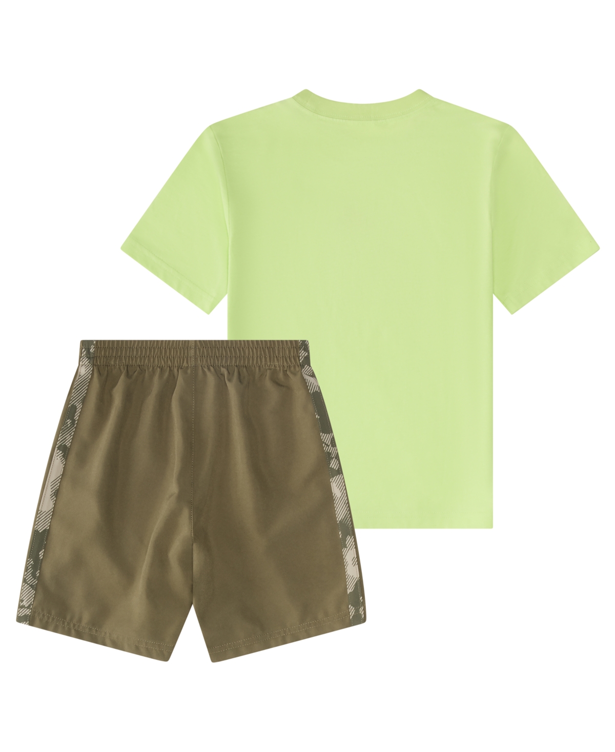 adidas Baby Boys' Short-Sleeve Camo 3-Stripe T-Shirt and Woven Shorts, 2-Piece Set