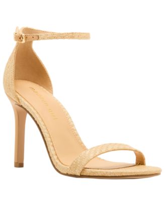 Brazen Two-Piece Stiletto Dress Sandals