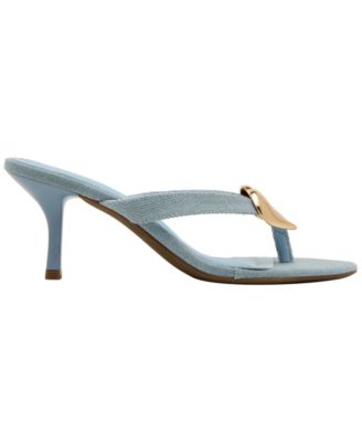 Women's Heartbeat Embellished High-Heel Thong Sandals