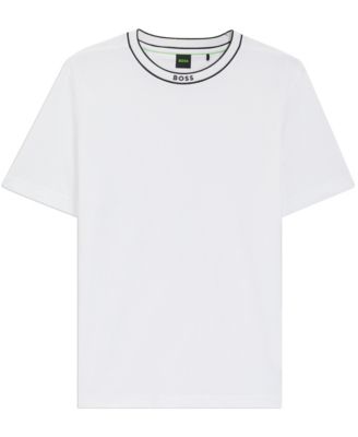 Men's Cotton Logo Crew Neck T-Shirt