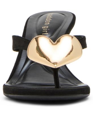 Women's Heartbeat Embellished High-Heel Thong Sandals