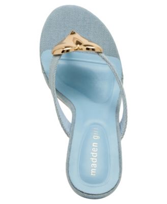 Women's Heartbeat Embellished High-Heel Thong Sandals