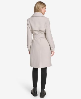 Women's Lawley Wool Blend Belted Trench Coat