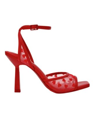 Erynn Dress Embroidered High Heel Sandals, Exclusively at Macy's
