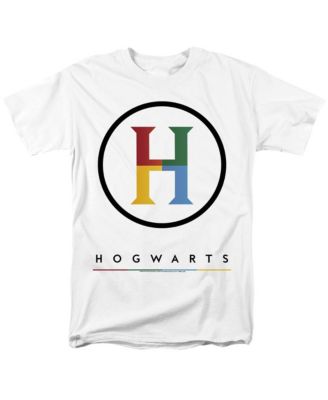 Men's Hogwarts Four Colored H Logo T Shirt
