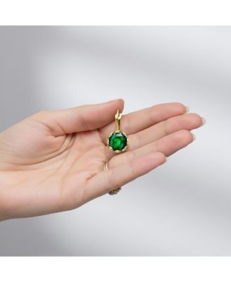 Modern Cubic Zirconia Solitaire Shimmering Drop Earrings