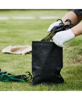 32-Piece Flat Bungee Cord Set, 17mm Heavy-Duty Bungee Straps with A3 Steel J-Hooks, 10-40" Assorted Lengths, Bag & Clips