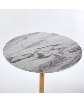 31.5" Folding Bar Table for 2-4 people With Round Table Top