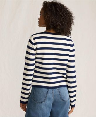 Women's Fine Gauge Cotton Milano Blazer Sweater