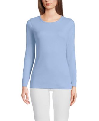 Women's Tall Long Sleeve Micro Rib T-Shirt