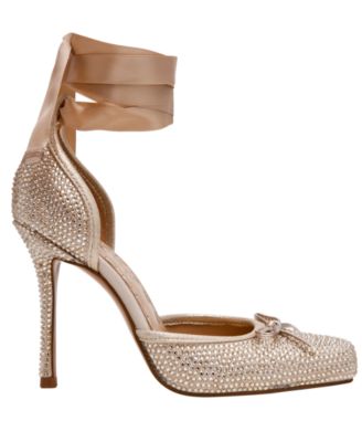 Women's Larina-R Lace-Up High-Heel Ballet Pumps