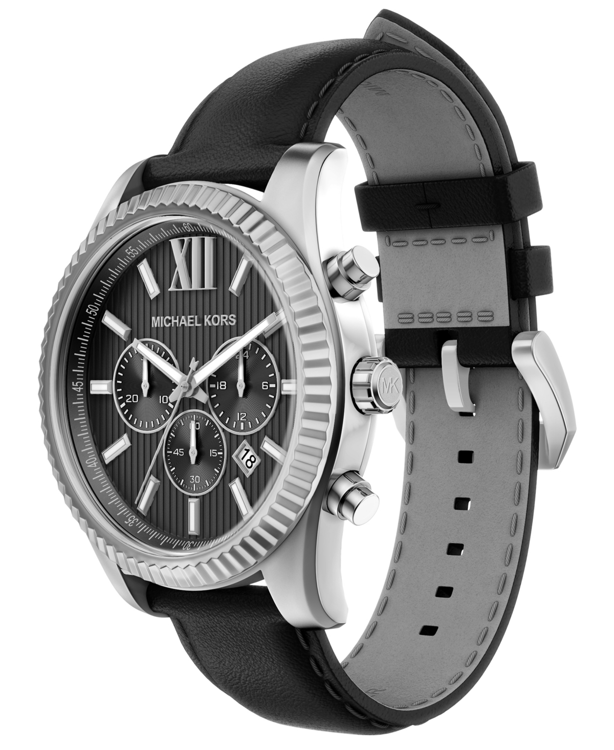 Michael Kors Men's Lexington Chronograph Leather Watch