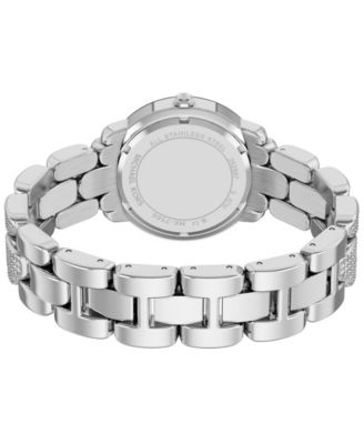 Women's Phoebe Three-Hand Silver-Tone Stainless Steel Watch, 36mm