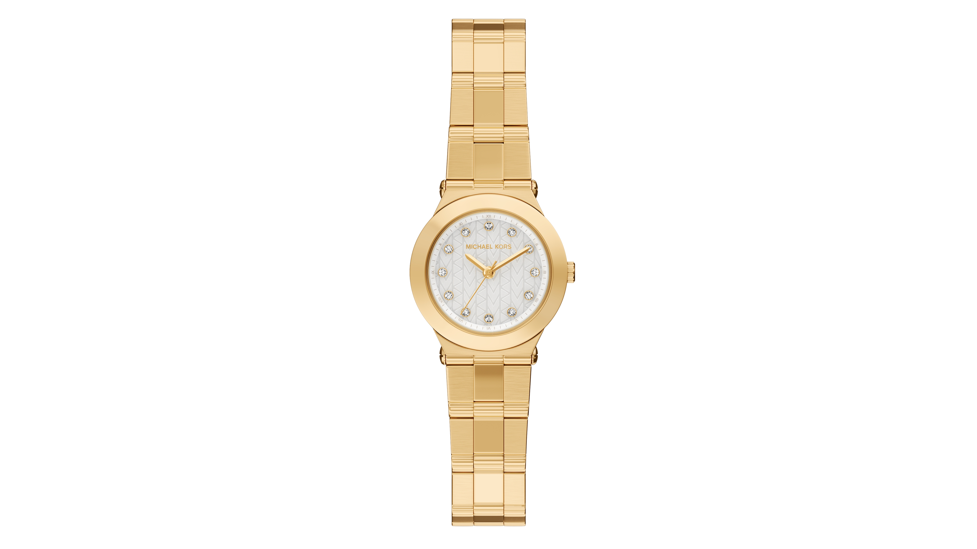 Michael Kors Women's Billie Three-Hand Gold-Tone Stainless Steel Watch, 26mm