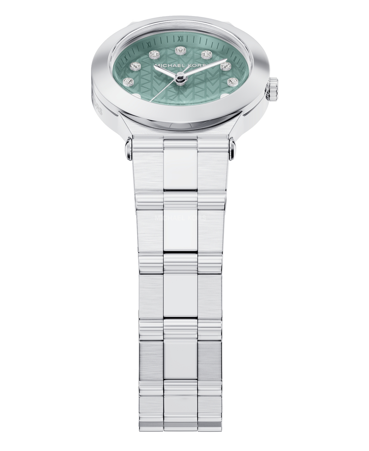 Michael Kors Women's Billie Three-Hand Rose Silver-Tone Stainless Steel Watch, 26mm