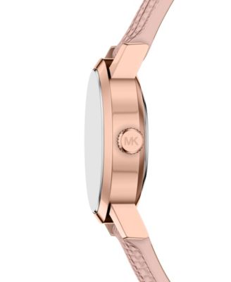Women's Maude Three-Hand Pink Leather Watch, 21mm