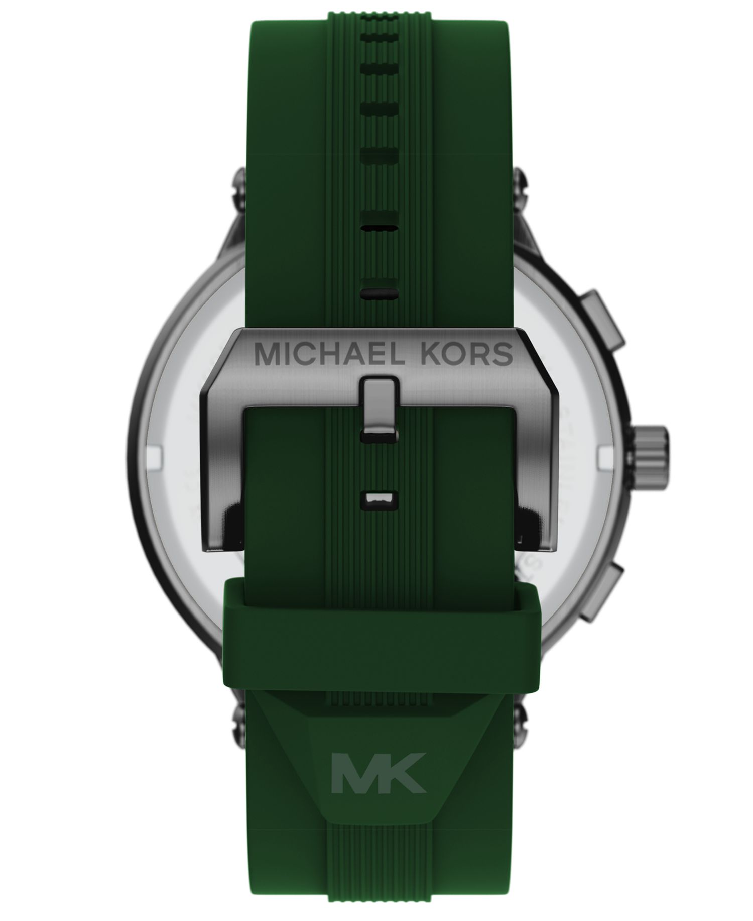 Men's Billie Chronograph Green Silicone Watch, 46mm