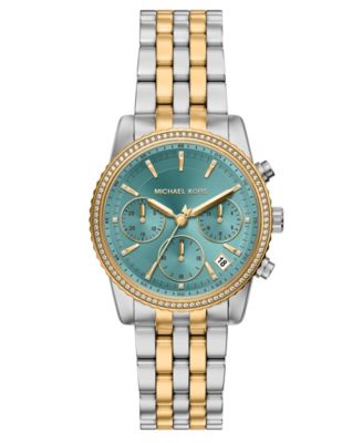 Women's Bryant Chronograph Two-Tone Stainless Steel Watch, 35mm
