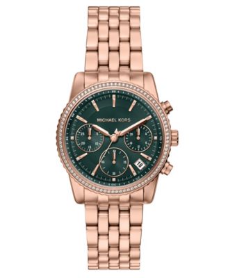 Women's Bryant Chronograph Rose Gold-Tone Stainless Steel Watch, 35mm