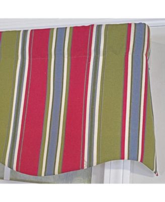 Nigel Stripe Provance 100% Cotton Rod Pocket Lined  Window Valance 50" x 17" Multi