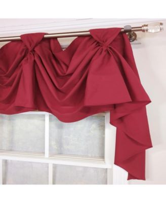 Classic Twil 3-S Victory 100% Cotton Tab Top Swag Window Curtain 54" x 25"