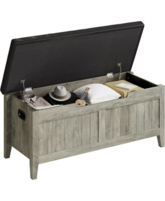 Wooden Storage Bench,39.4"