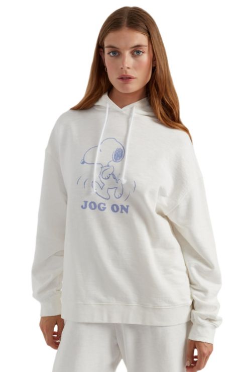 Женское худи Chinti & Parker Snoopy Jog on, цвет: Кремовый