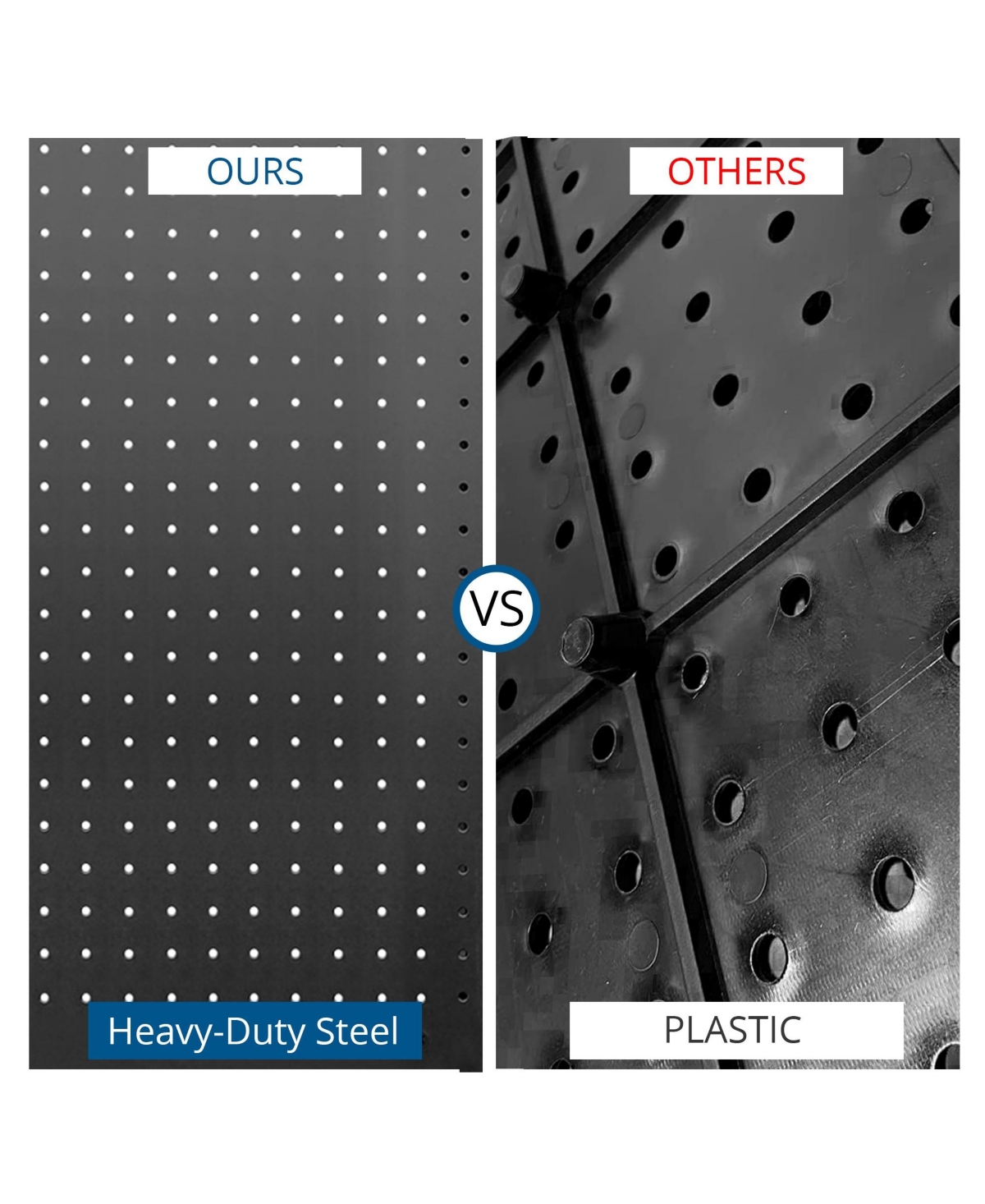 Lugo 24"x16" Pegboard Wall Organizer 128 Pc Kit