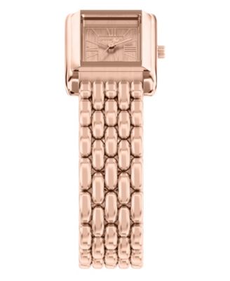 Women's Essex Three-Hand Rose Gold-Tone Stainless Steel Watch, 20mm
