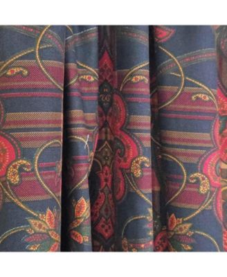 Espadas 100% Cotton Rod Pocket Window Curtain set of 2 Panels