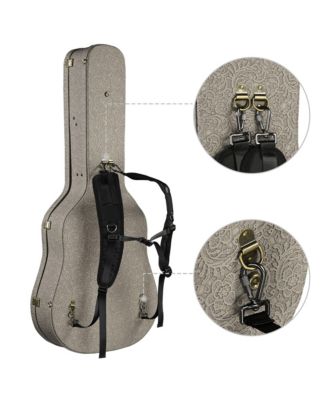Guitar Case Backpack Strap Padded Shoulder Strap with Adjustable Sternum Strap