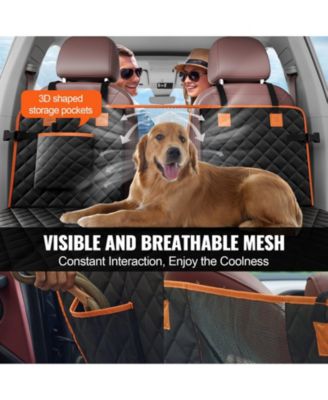 Waterproof Dog Car Seat Cover for Back Seat, 51.2 x 27.6 in, 600D Heavy-Duty Protection for SUV